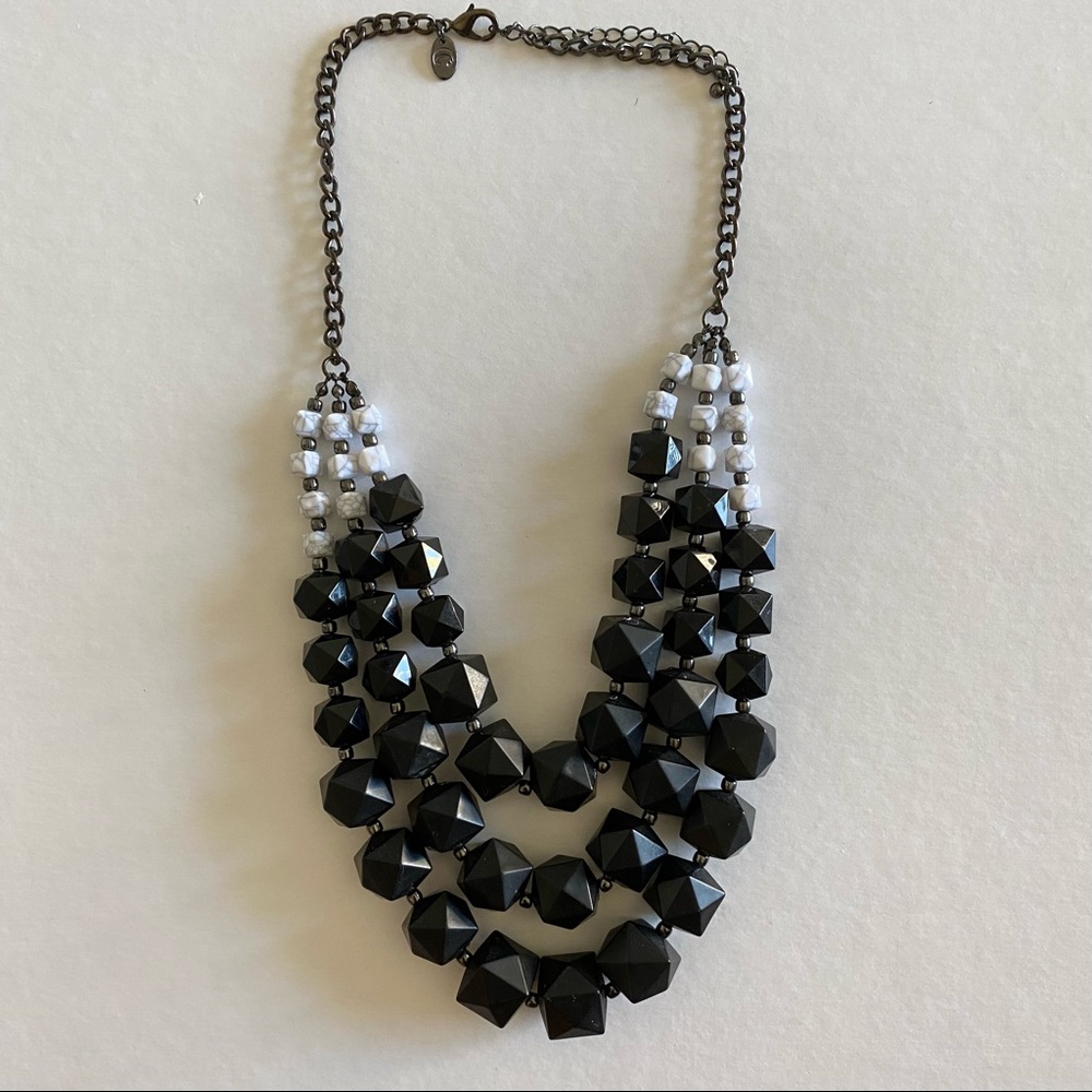 B&W Statement Necklace
